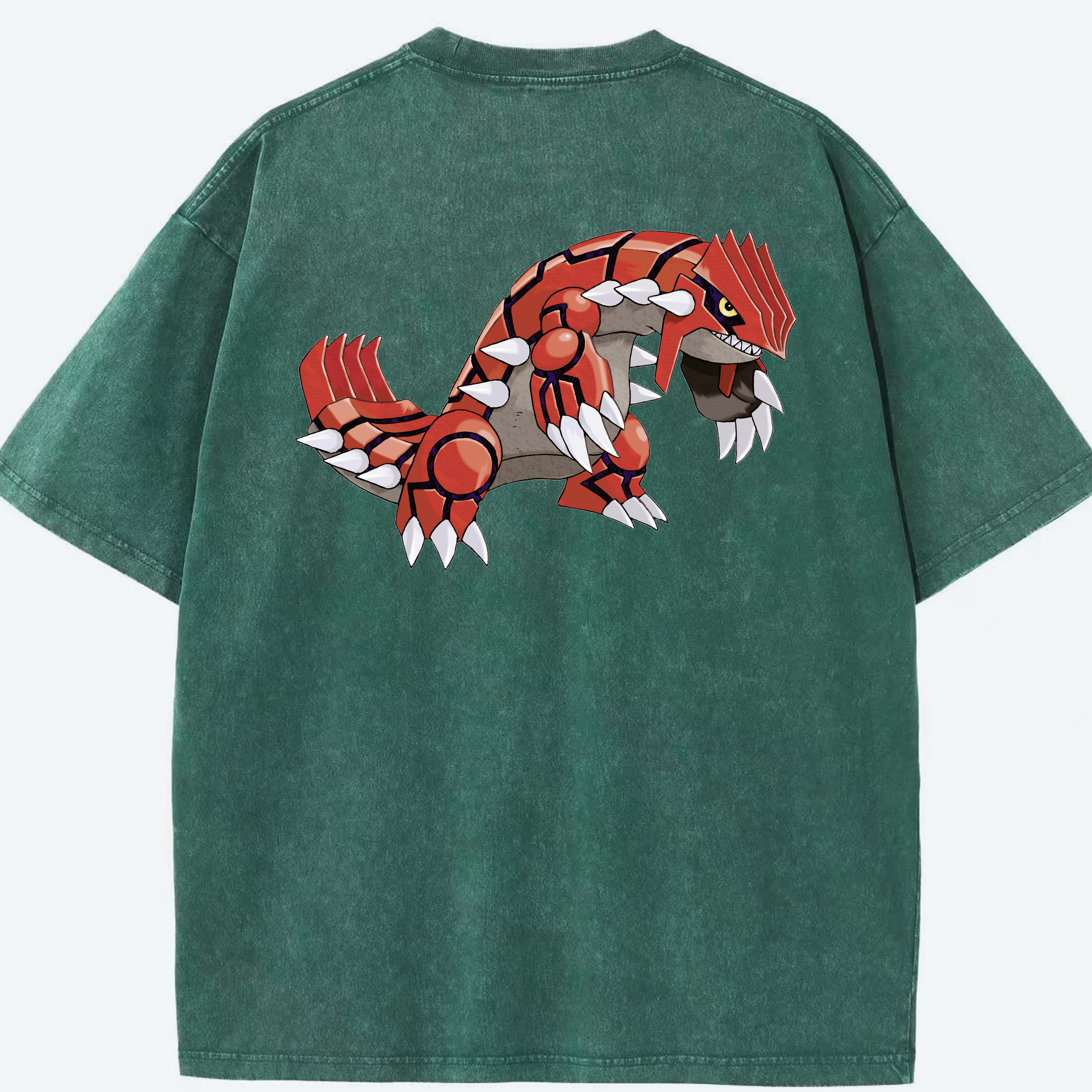 （画像用） ポケットモンスター Pokémon 綿100% ヴィンテージ風 半袖Tシャツ（背面プリント）